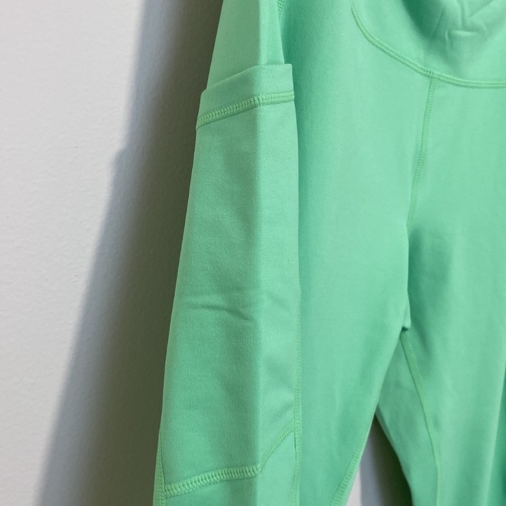 Z by Zella High Waist 7/8‎ Length Leggings with Pockets, Green Marine, Sz S, NWT - Picture 6 of 10